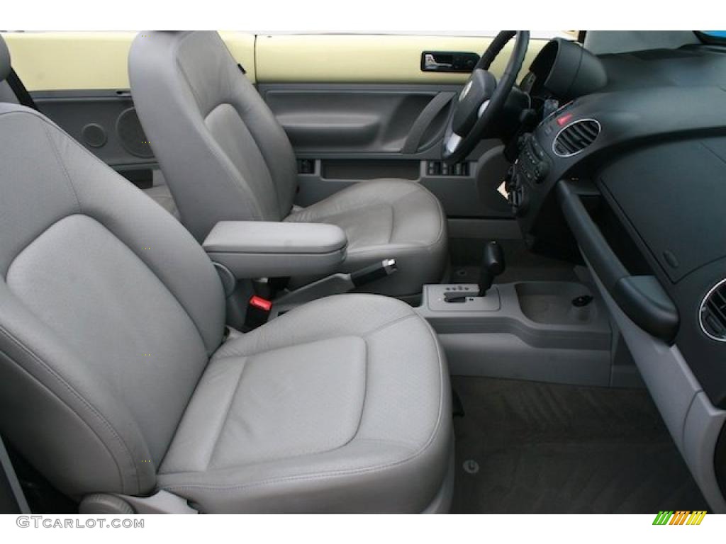 2006 New Beetle 2.5 Convertible - Mellow Yellow / Grey photo #28