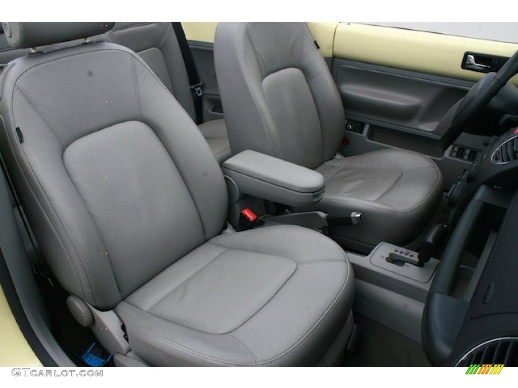2006 New Beetle 2.5 Convertible - Mellow Yellow / Grey photo #30