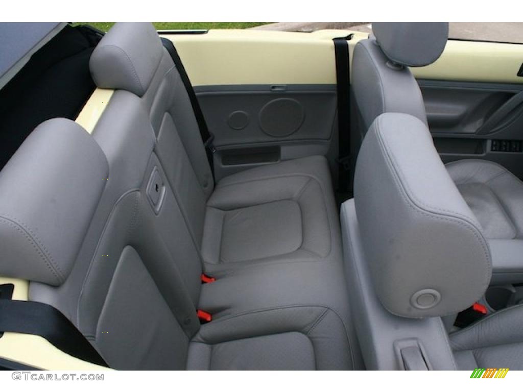 2006 New Beetle 2.5 Convertible - Mellow Yellow / Grey photo #31