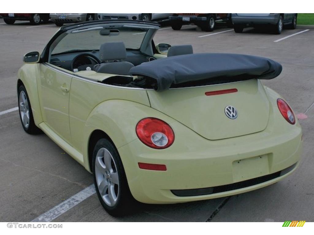 2006 New Beetle 2.5 Convertible - Mellow Yellow / Grey photo #32