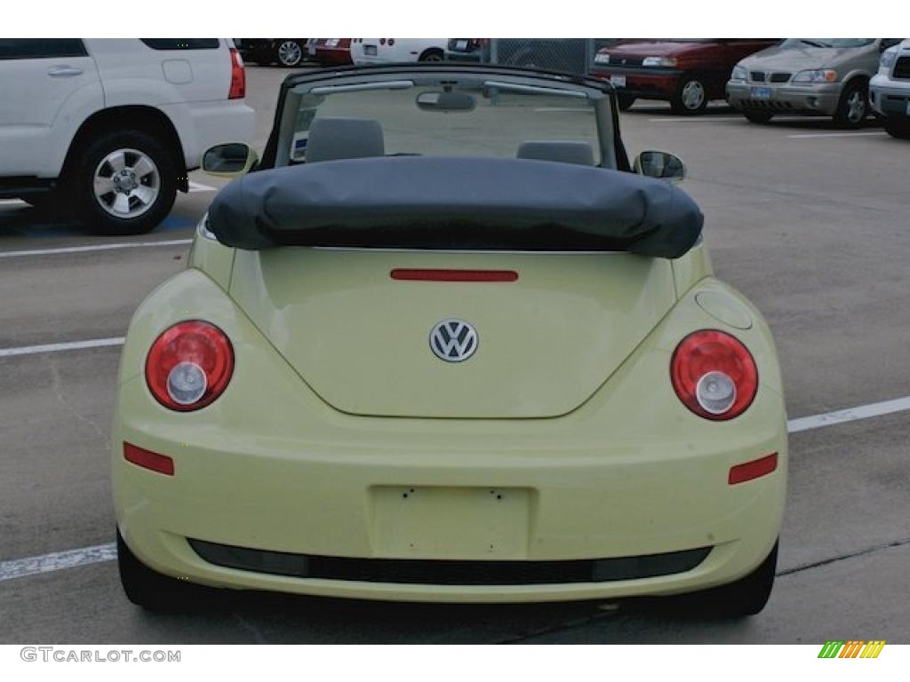 2006 New Beetle 2.5 Convertible - Mellow Yellow / Grey photo #33