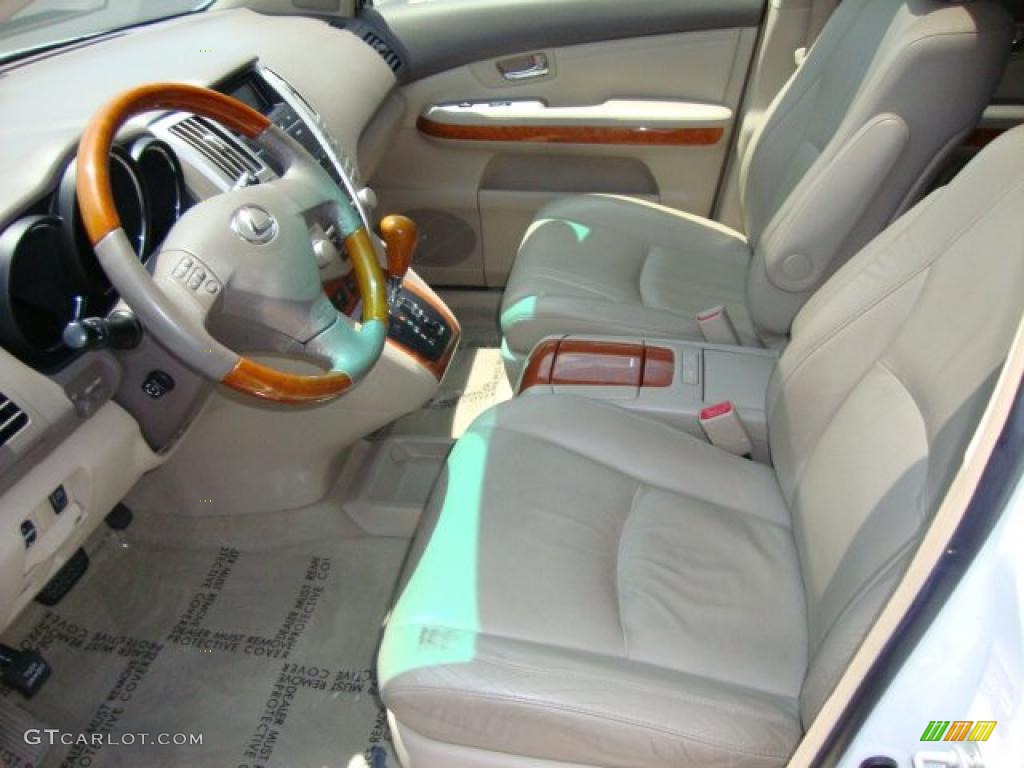 2004 RX 330 AWD - Crystal White Pearl / Ivory photo #14