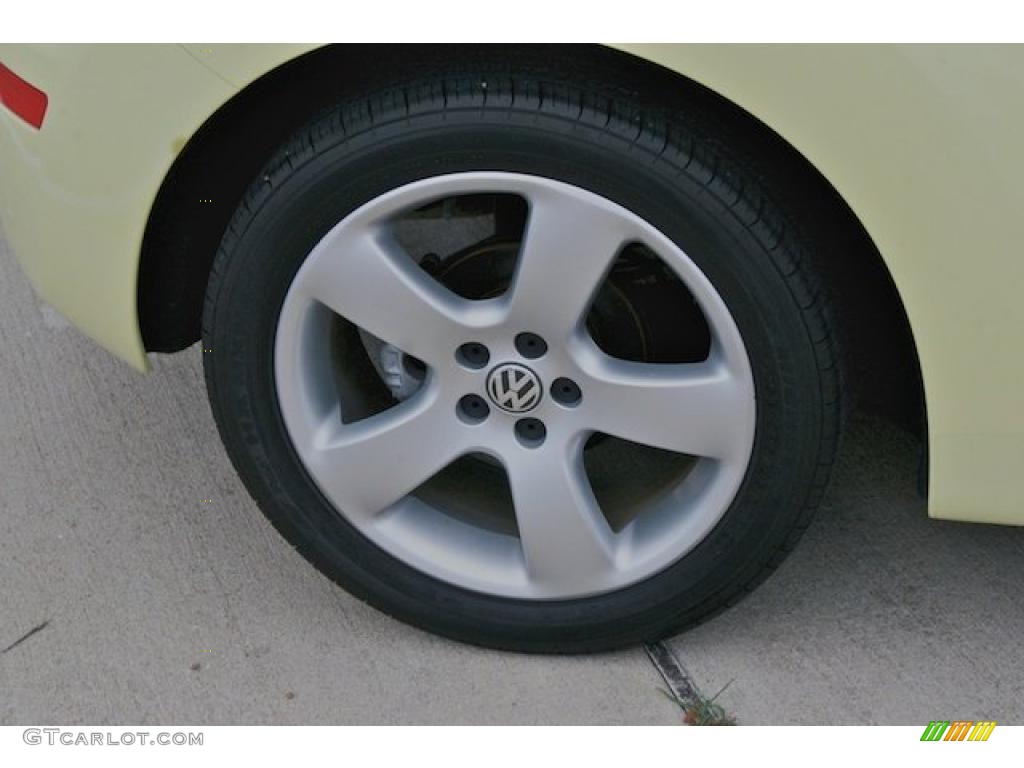2006 New Beetle 2.5 Convertible - Mellow Yellow / Grey photo #35