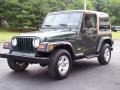 1997 Moss Green Pearl Jeep Wrangler SE 4x4  photo #12