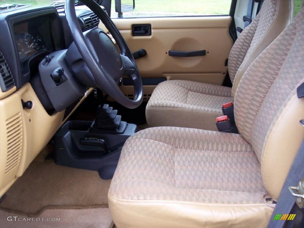 1997 Wrangler SE 4x4 - Moss Green Pearl / Tan photo #27