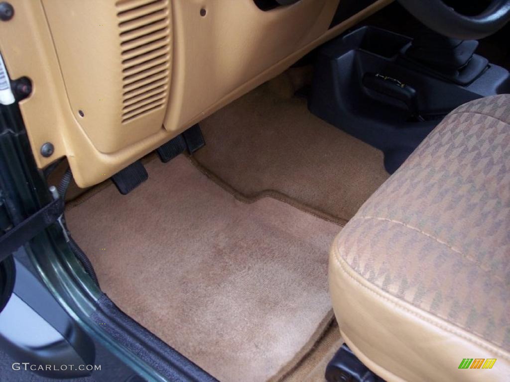 1997 Wrangler SE 4x4 - Moss Green Pearl / Tan photo #30