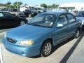 2003 Light Atlantic Blue Kia Spectra Sedan  photo #1