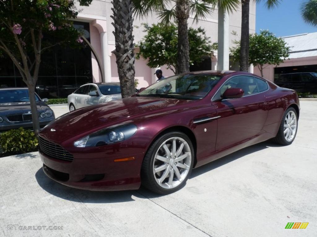 2005 DB9 Coupe - Merlot Red / Sandstorm photo #1