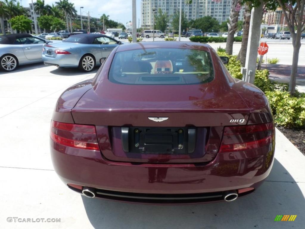 2005 DB9 Coupe - Merlot Red / Sandstorm photo #5