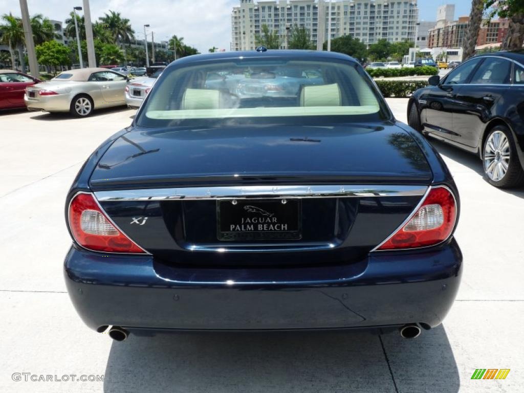 2008 XJ XJ8 - Indigo Blue Metallic / Champagne/Mocha photo #5