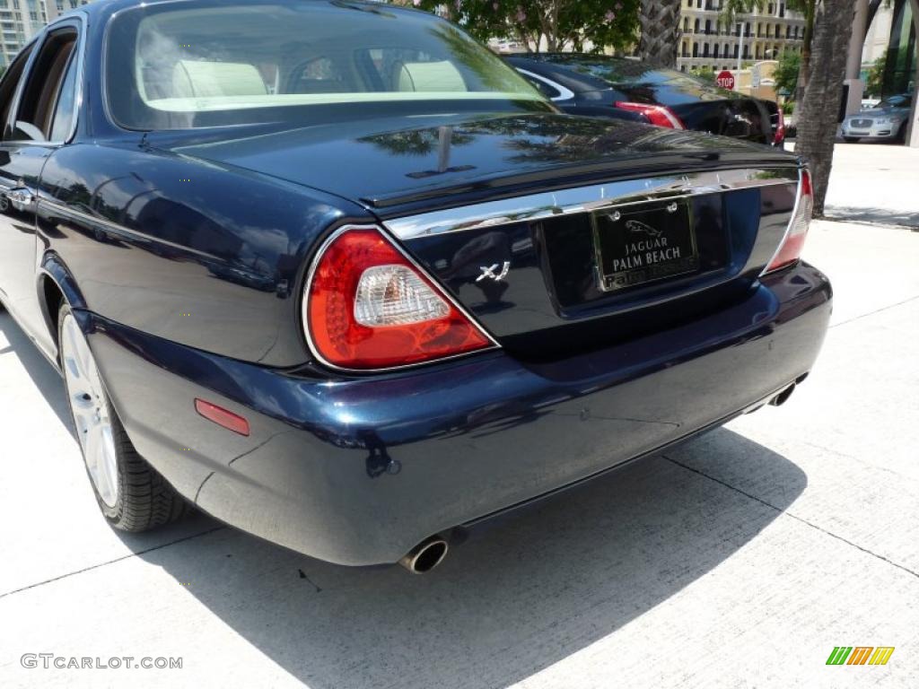 2008 XJ XJ8 - Indigo Blue Metallic / Champagne/Mocha photo #6