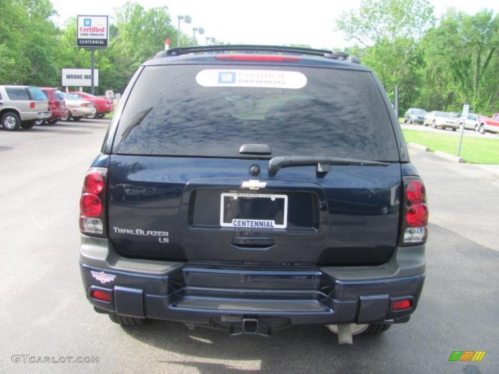 2008 TrailBlazer LS 4x4 - Imperial Blue Metallic / Light Gray photo #3