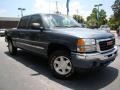 2006 Stealth Gray Metallic GMC Sierra 1500 SLT Z71 Crew Cab 4x4  photo #31