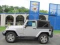 2009 Bright Silver Metallic Jeep Wrangler Sahara 4x4  photo #2