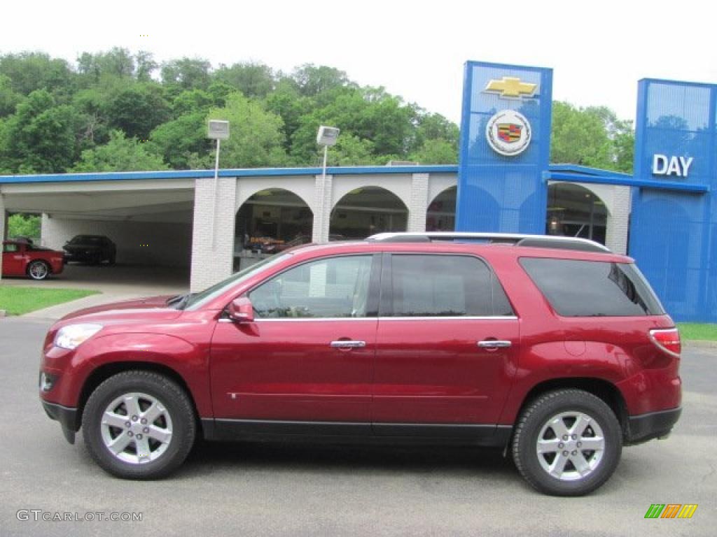 2007 Outlook XR AWD - Red Jewel / Tan photo #2