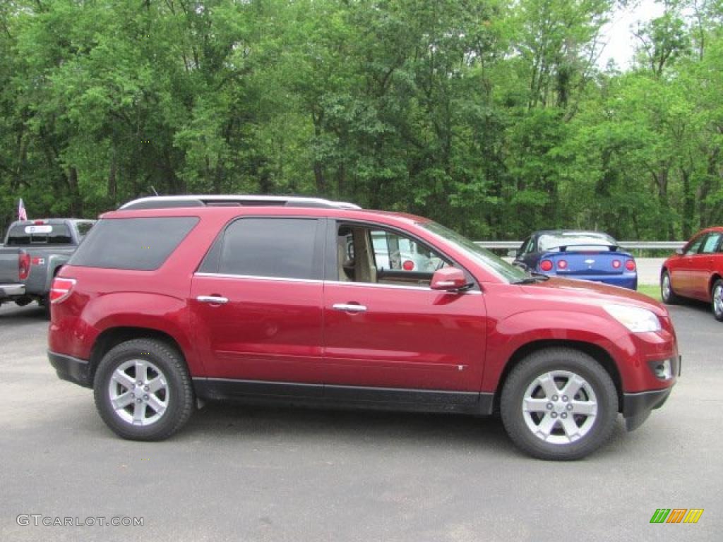 2007 Outlook XR AWD - Red Jewel / Tan photo #10