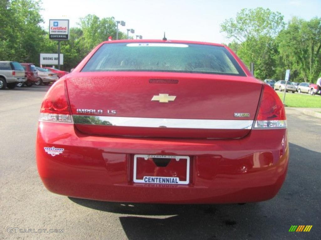 2007 Impala LS - Precision Red / Neutral Beige photo #4