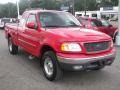2000 Bright Red Ford F150 XLT Extended Cab 4x4  photo #2
