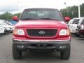 2000 Bright Red Ford F150 XLT Extended Cab 4x4  photo #21