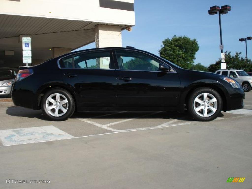 2007 Altima 2.5 SL - Super Black / Charcoal photo #2