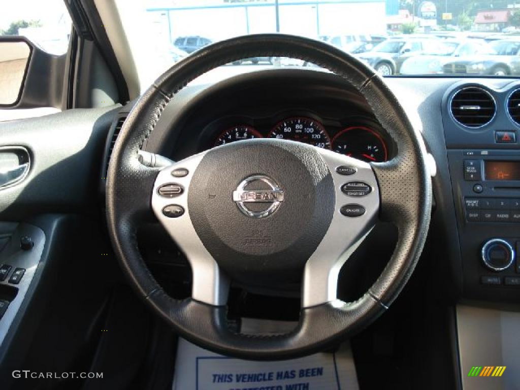 2007 Altima 2.5 SL - Super Black / Charcoal photo #21
