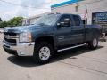 2010 Blue Granite Metallic Chevrolet Silverado 2500HD LTZ Extended Cab 4x4  photo #1