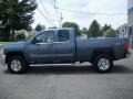 2010 Blue Granite Metallic Chevrolet Silverado 2500HD LTZ Extended Cab 4x4  photo #8