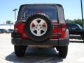 2008 Flame Red Jeep Wrangler X 4x4  photo #4