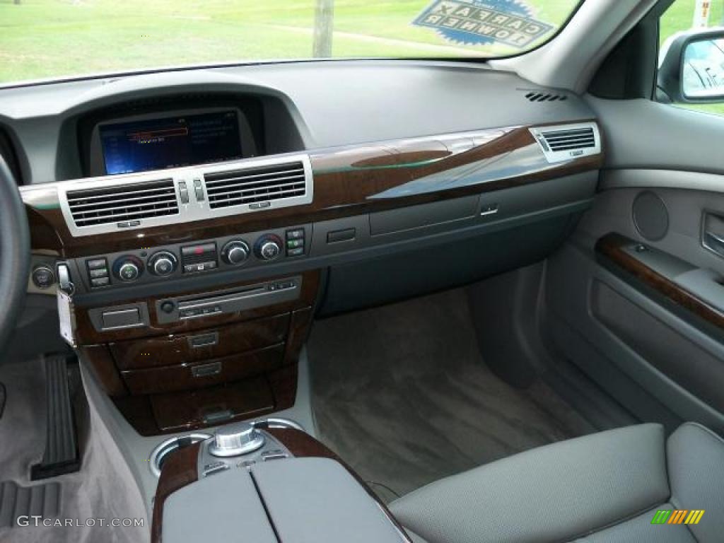 2008 7 Series 750Li Sedan - Titanium Silver Metallic / Flannel Grey photo #19