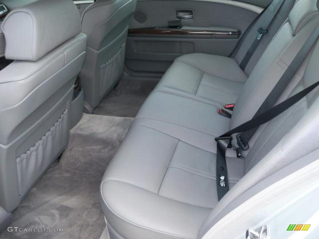2008 7 Series 750Li Sedan - Titanium Silver Metallic / Flannel Grey photo #21