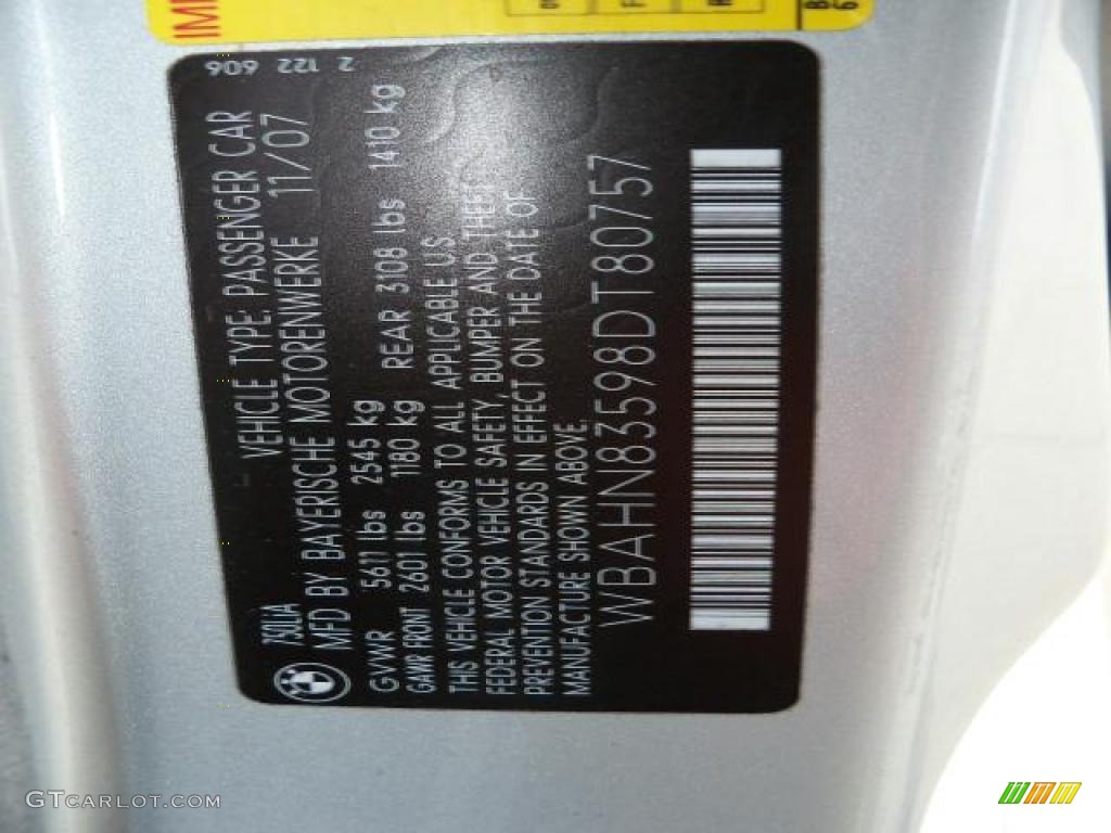 2008 7 Series 750Li Sedan - Titanium Silver Metallic / Flannel Grey photo #22