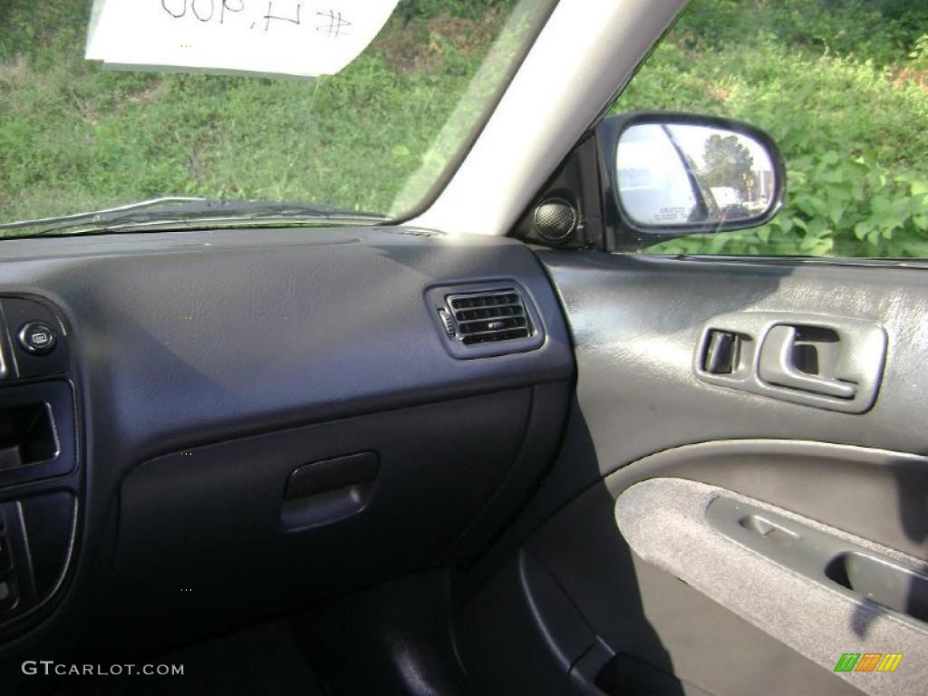 1996 Civic EX Coupe - Granada Black Pearl Metallic / Black photo #11