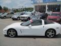 2008 Arctic White Chevrolet Corvette Coupe  photo #2