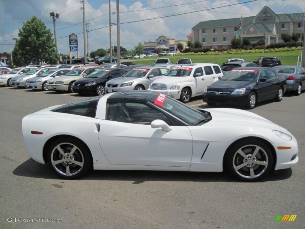 2008 Corvette Coupe - Arctic White / Cashmere photo #6