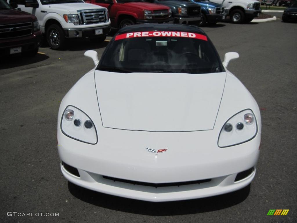 2008 Corvette Coupe - Arctic White / Cashmere photo #8