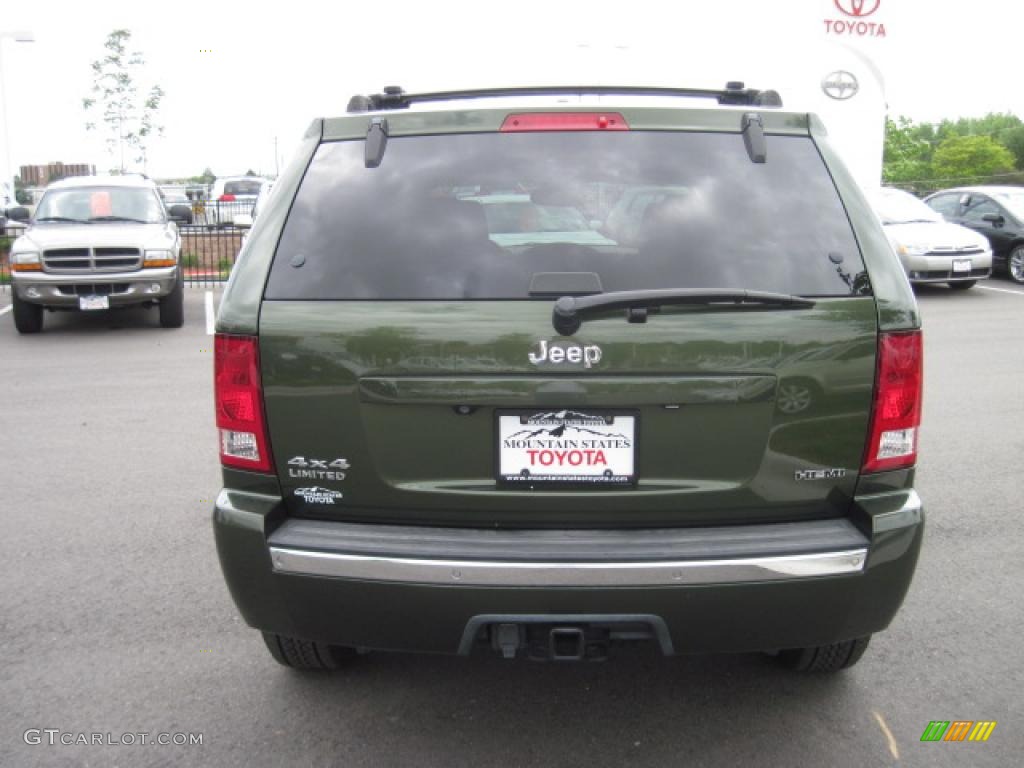 2007 Grand Cherokee Limited 4x4 - Jeep Green Metallic / Khaki photo #3