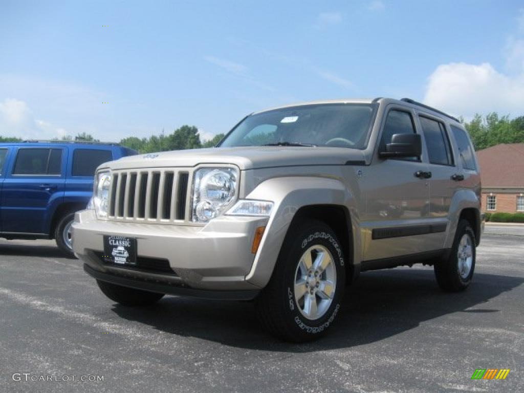 2010 Liberty Sport 4x4 - Light Graystone Pearl / Pastel Pebble Beige photo #1