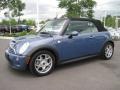 2006 Cool Blue Metallic Mini Cooper S Convertible  photo #5