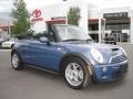 2006 Cool Blue Metallic Mini Cooper S Convertible  photo #28