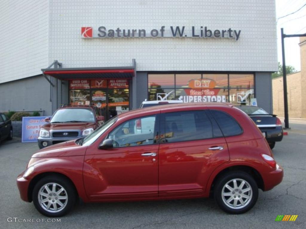 2009 PT Cruiser Touring - Inferno Red Crystal Pearl / Pastel Slate Gray photo #1