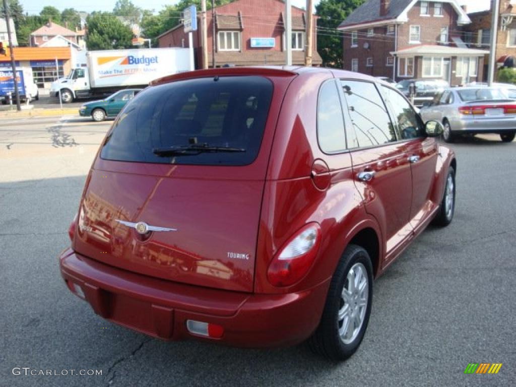2009 PT Cruiser Touring - Inferno Red Crystal Pearl / Pastel Slate Gray photo #4