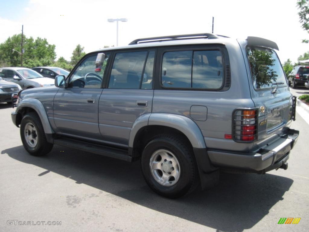 1996 Land Cruiser  - Nightshadow Pearl Metallic / Gray photo #4