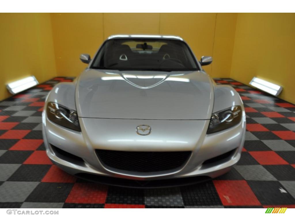 2004 RX-8 Sport - Sunlight Silver Metallic / Black photo #2