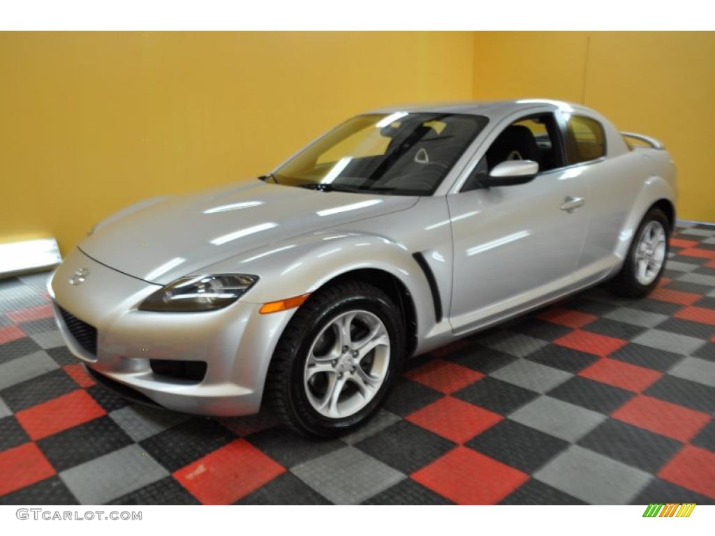 2004 RX-8 Sport - Sunlight Silver Metallic / Black photo #3