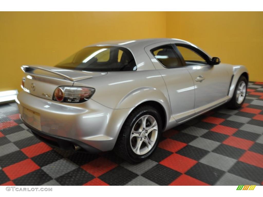 2004 RX-8 Sport - Sunlight Silver Metallic / Black photo #6