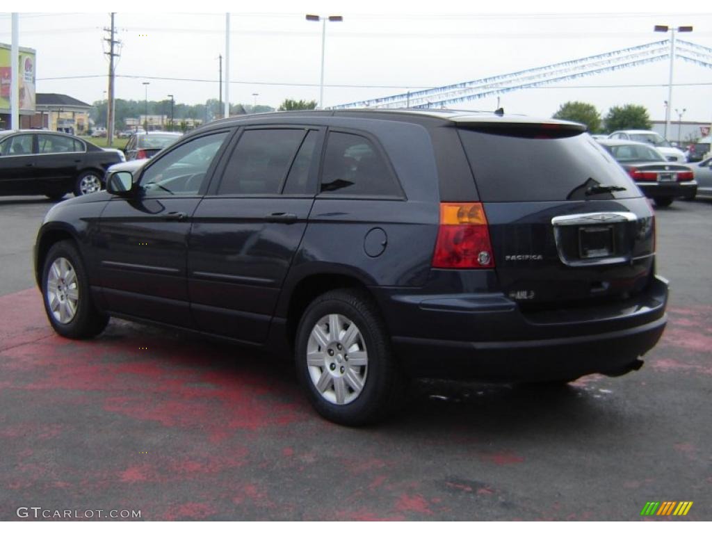 2008 Pacifica LX - Modern Blue Pearlcoat / Pastel Slate Gray photo #3