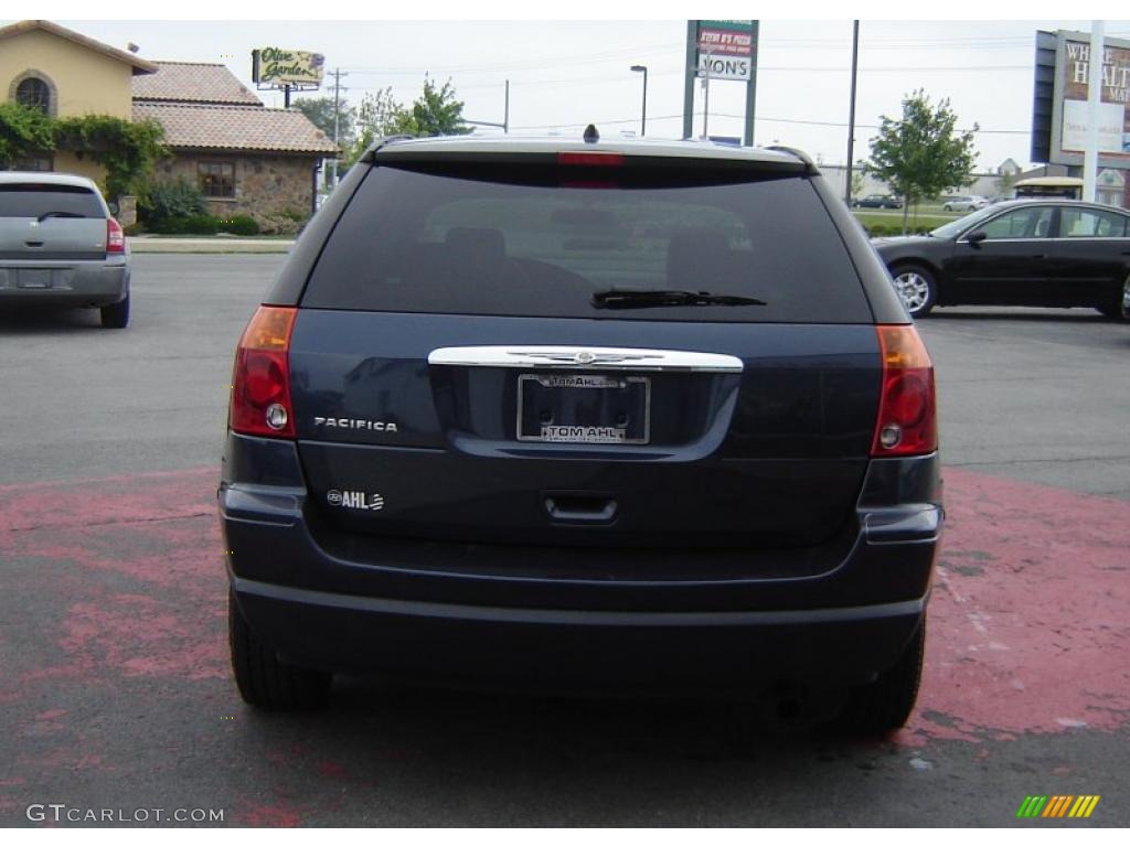 2008 Pacifica LX - Modern Blue Pearlcoat / Pastel Slate Gray photo #4