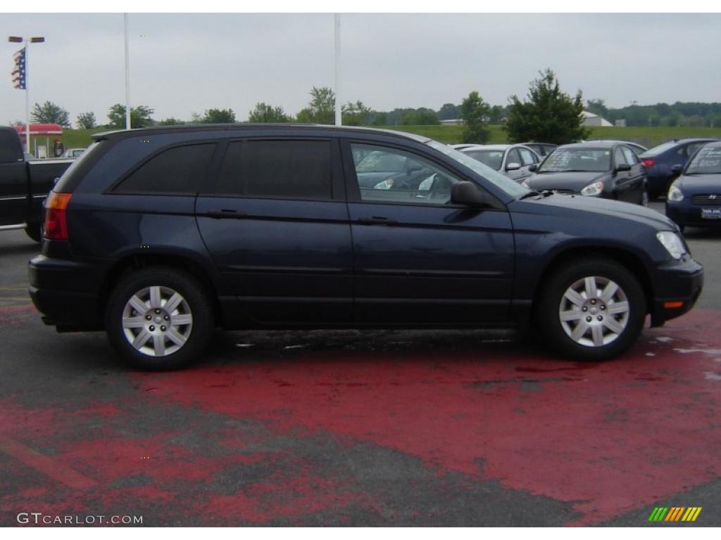 2008 Pacifica LX - Modern Blue Pearlcoat / Pastel Slate Gray photo #6