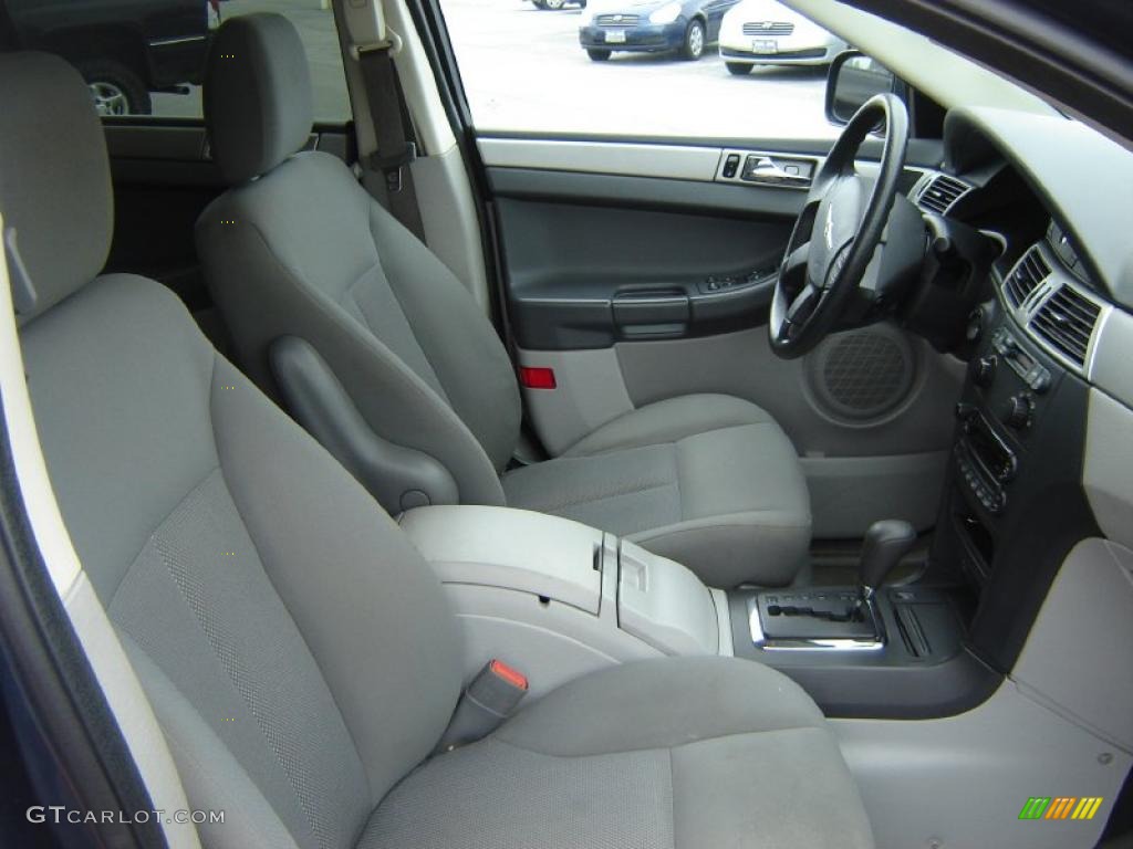2008 Pacifica LX - Modern Blue Pearlcoat / Pastel Slate Gray photo #13