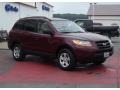 2009 Dark Cherry Hyundai Santa Fe GLS 4WD  photo #7